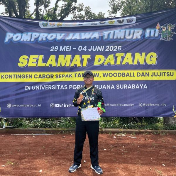 Perunggu Pertama Teknik Elektro UNISKA di Pomprov Jatim 2025, Lahir dari Cabor Baru Woodball