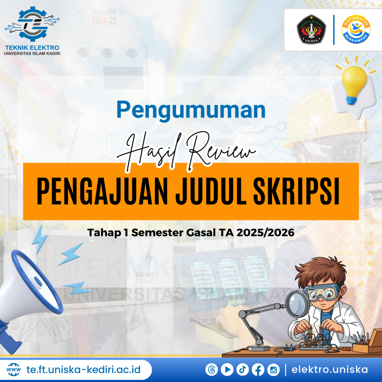 Pengumuman Hasil Review Pengajuan Skripsi Tahap 1 Semester Gasal TA 2025/2026